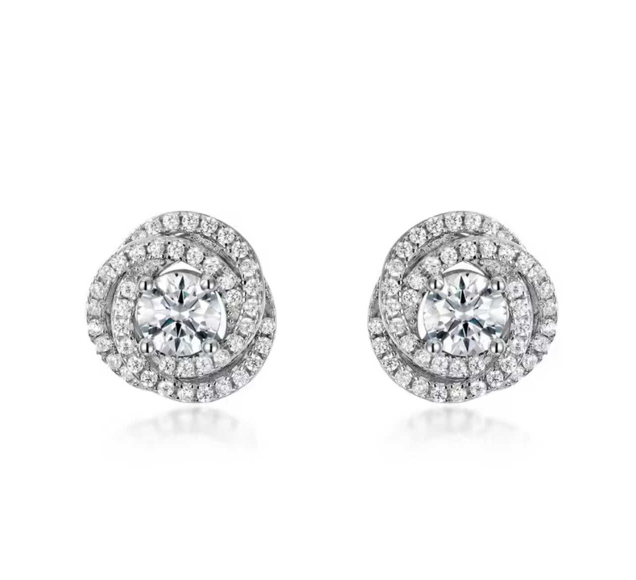 Diamond Cluster Studs