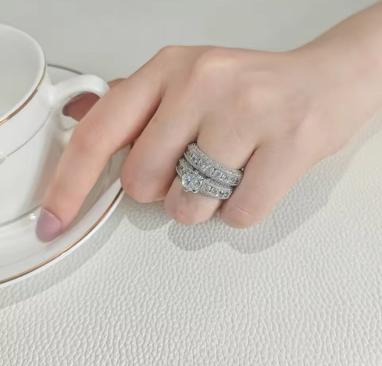 Imperial Pavé Stackable Ring