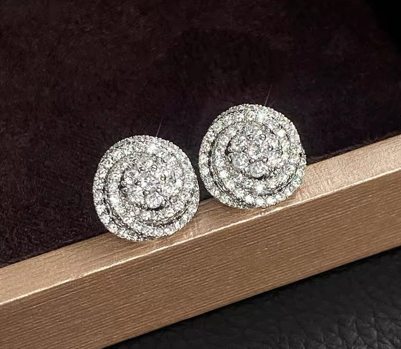 Diamond Cluster Studs