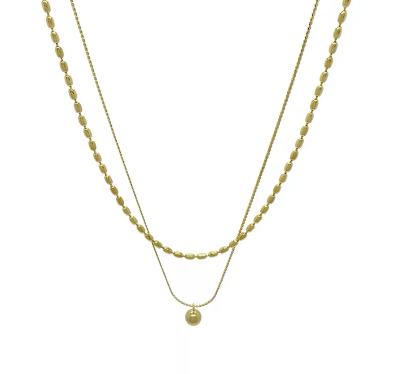 Golden Harmony Layered Necklace