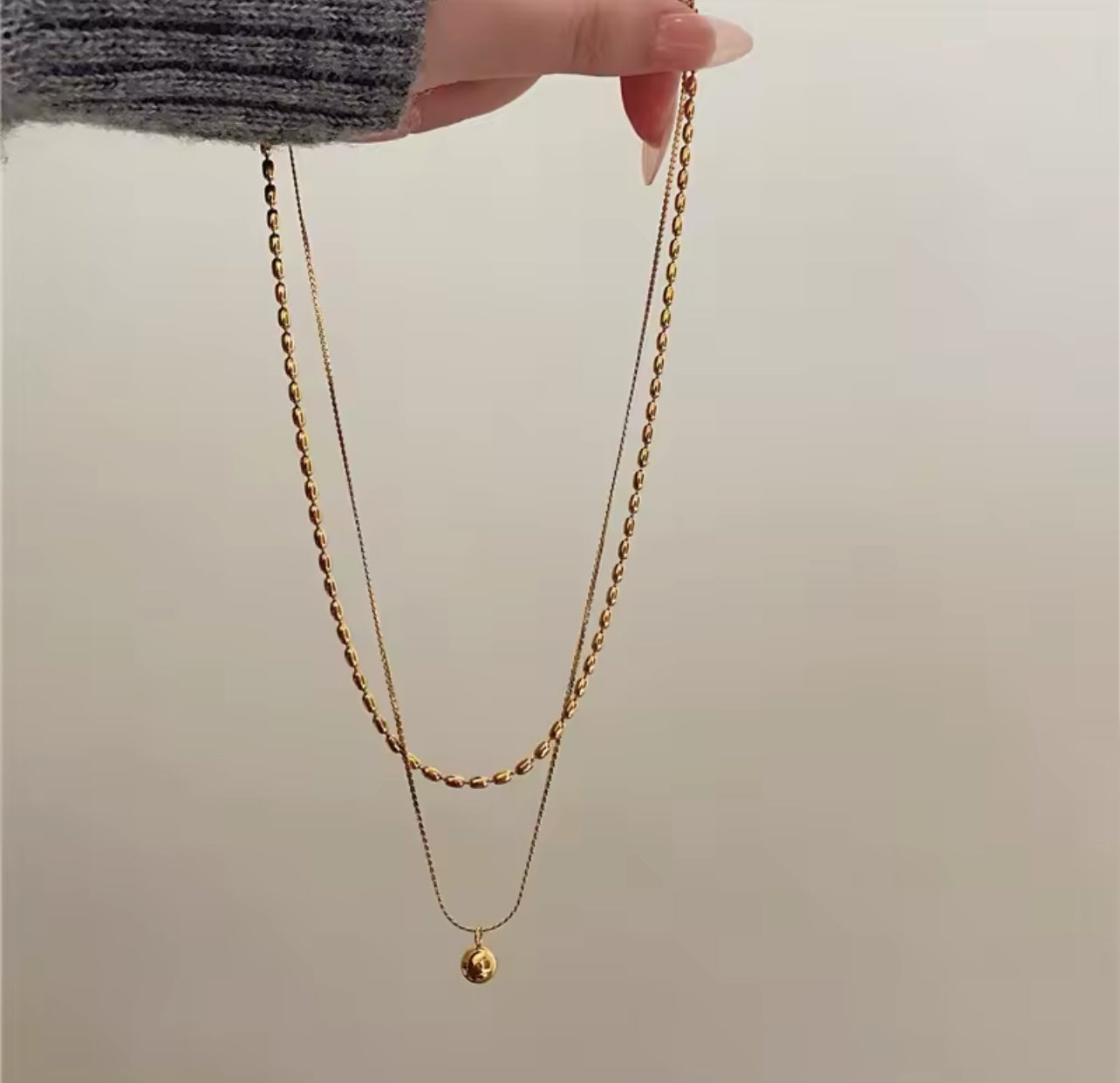 Golden Harmony Layered Necklace