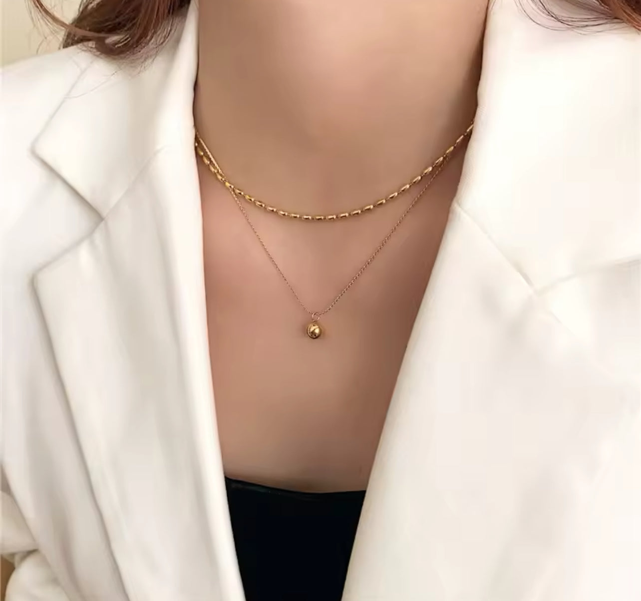 Golden Harmony Layered Necklace