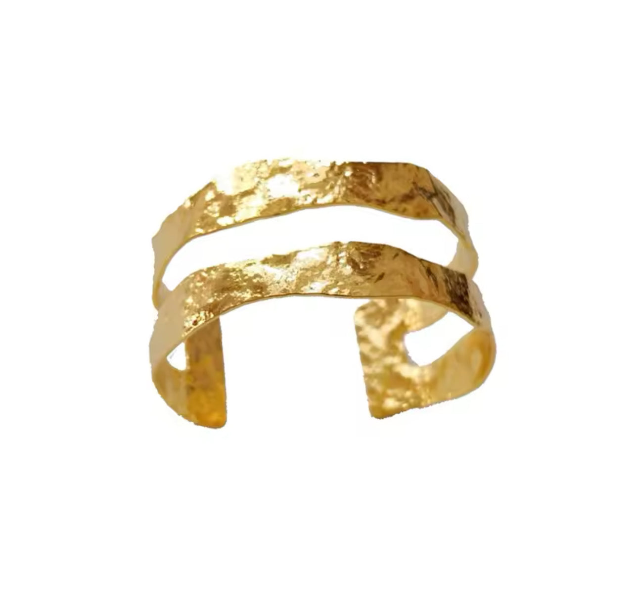 Golden Ripple Cuff