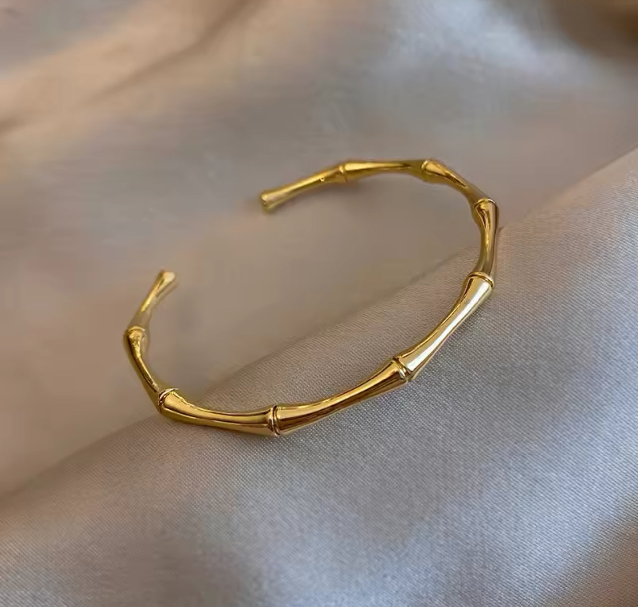 Gilded Bamboo Cuff
