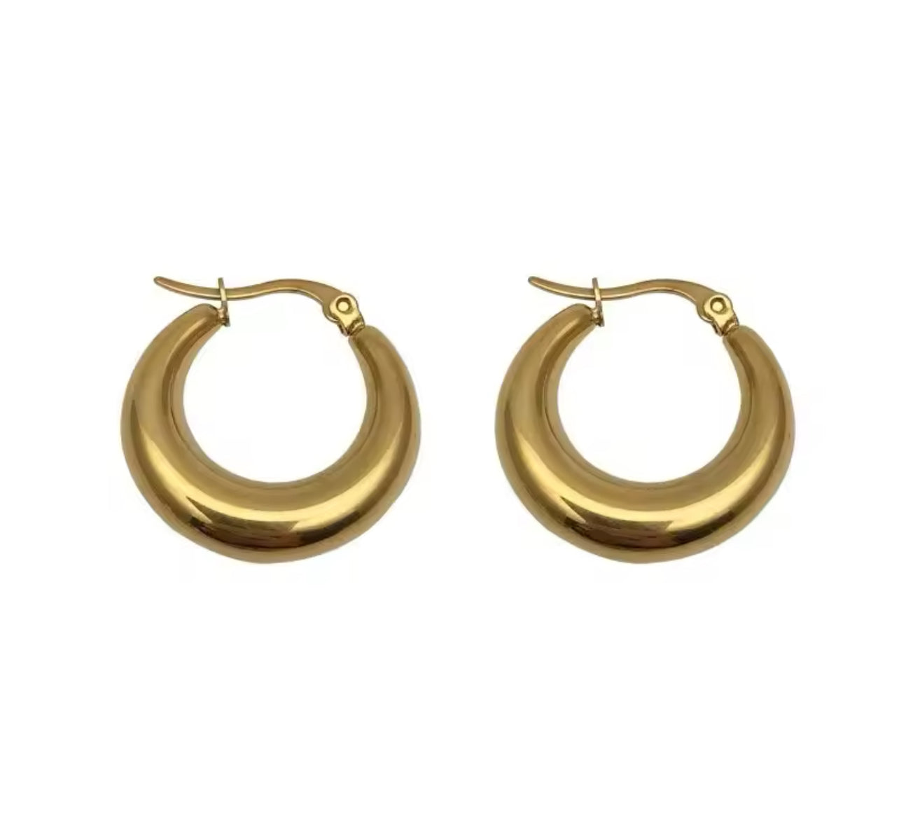 Classic Gold Hoop-M