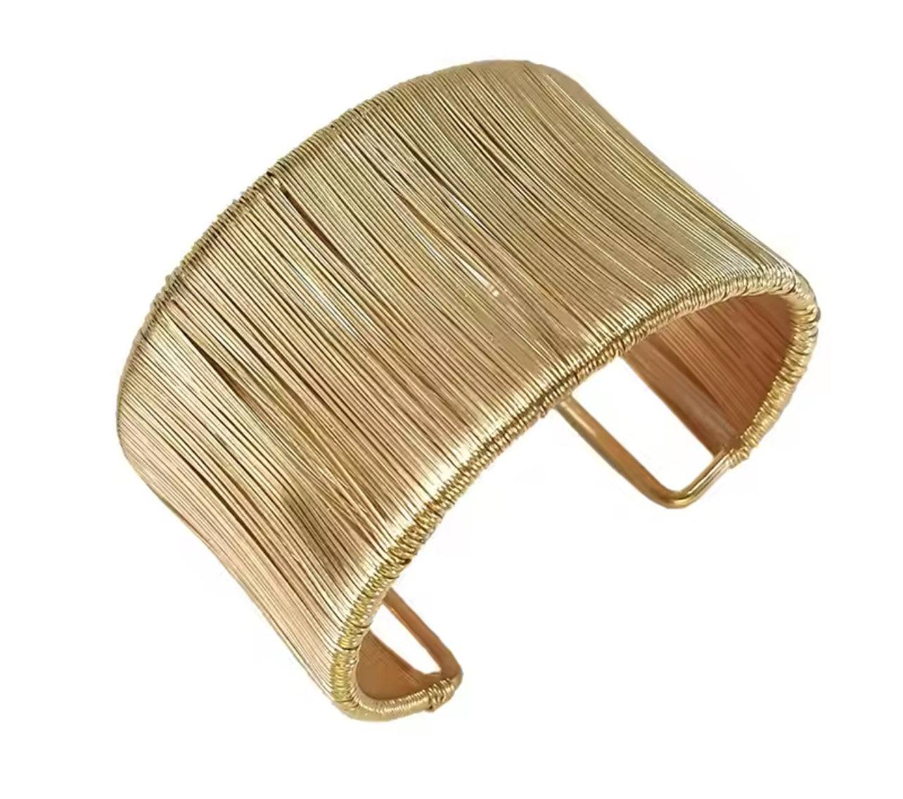 Luxe Gold Wave Cuff