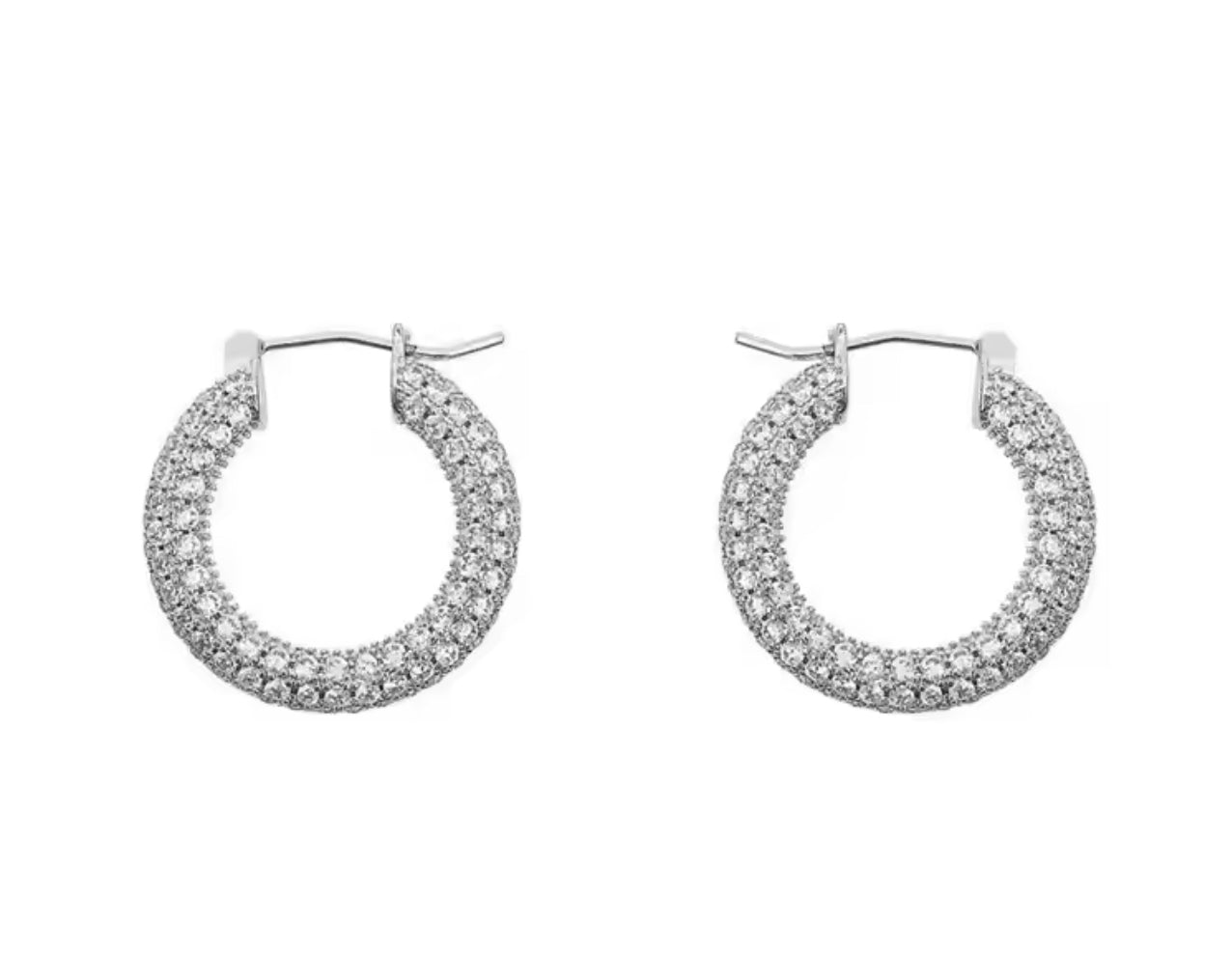 Glam Sparkle Hoops