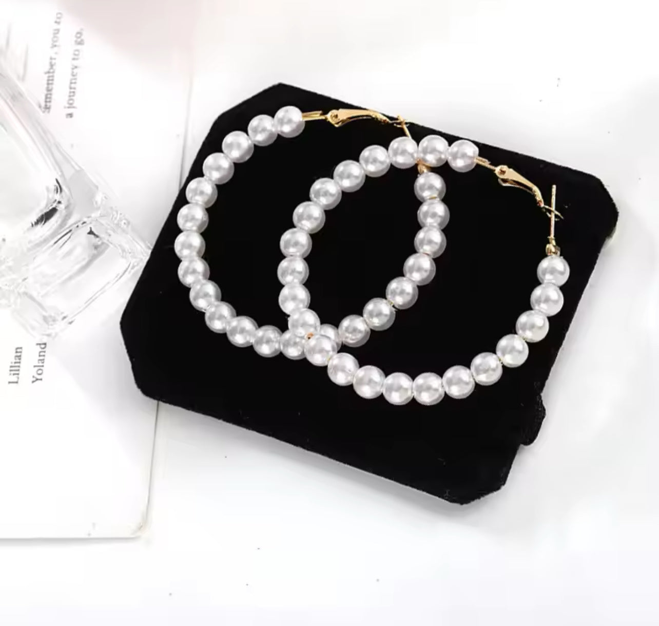 Pearl Hoops