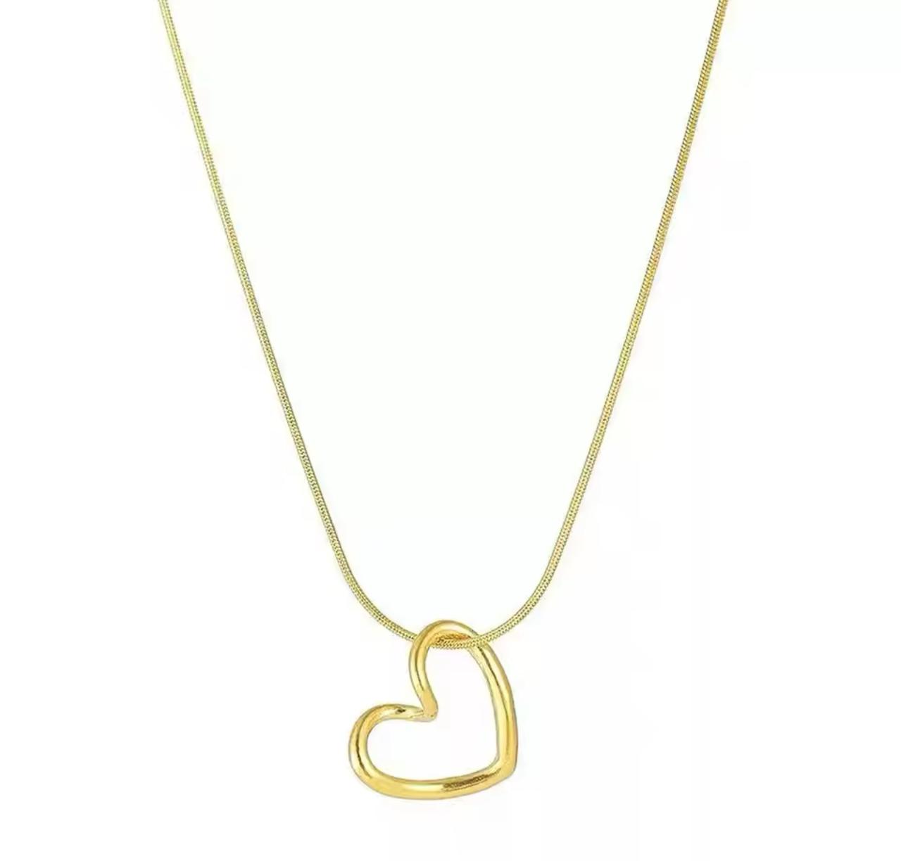 Golden Heart Charm