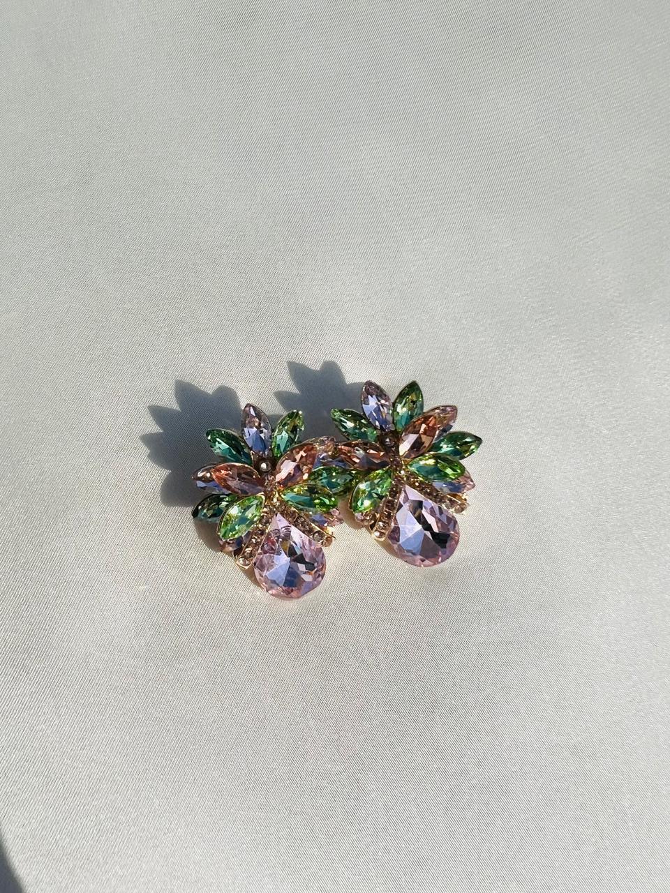 Bloom Luxe Crystal Earrings