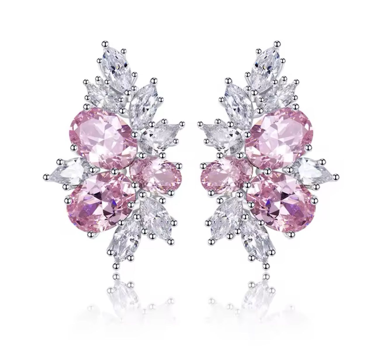 Ethereal Pink Gem Cluster