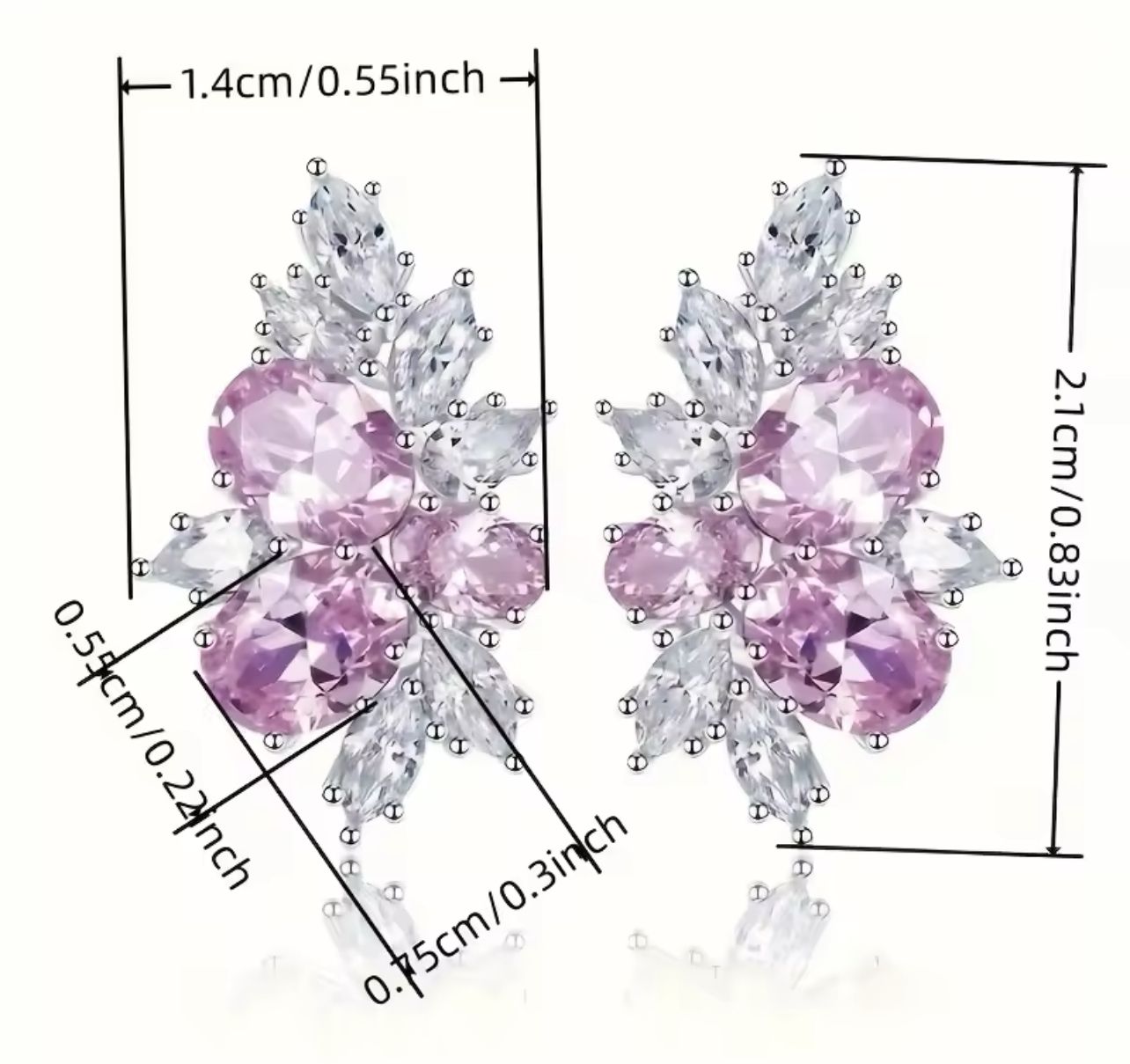 Ethereal Pink Gem Cluster