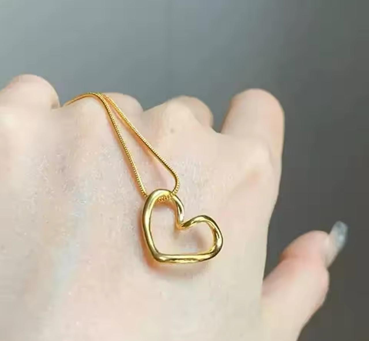 Golden Heart Charm