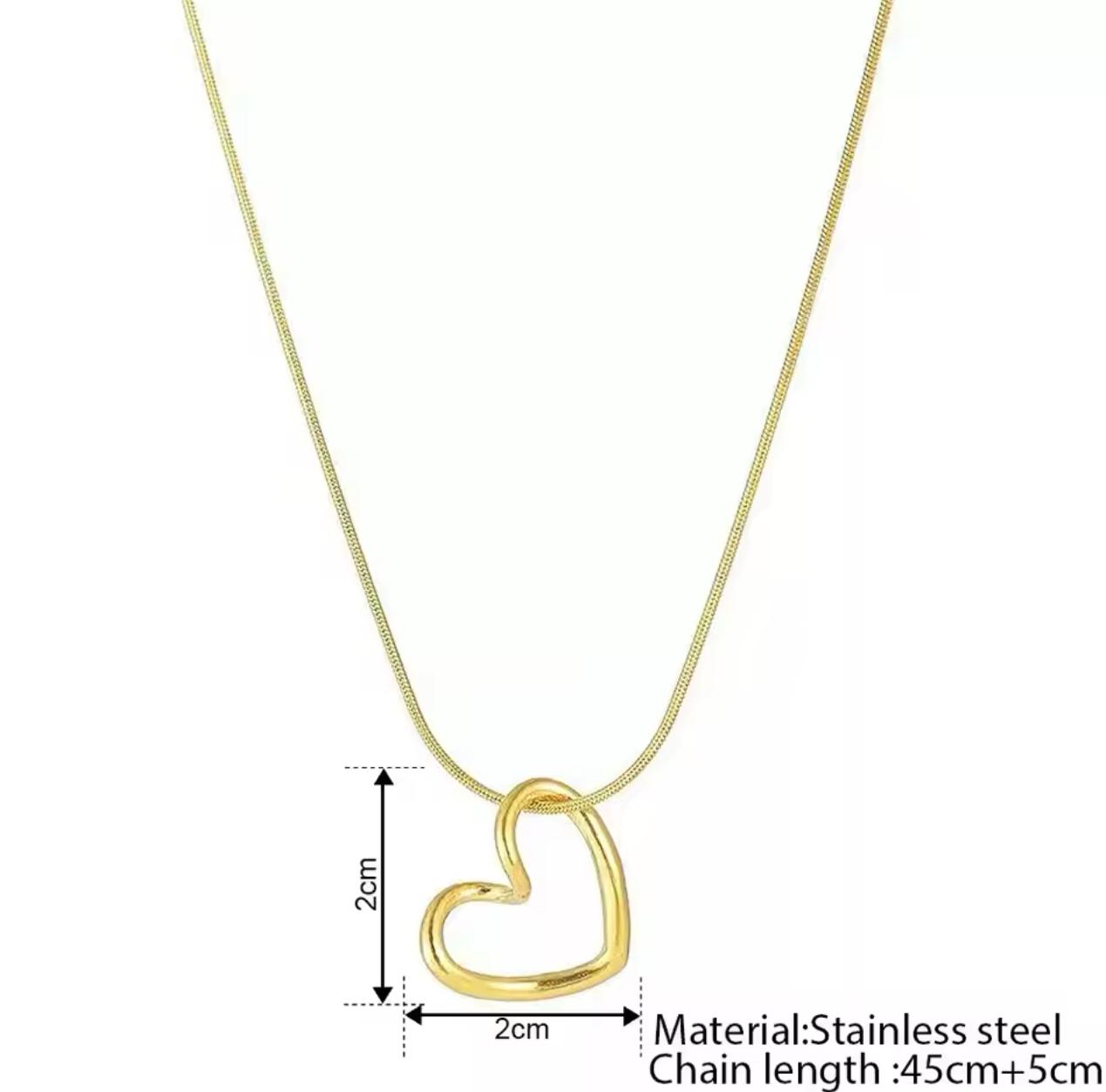Golden Heart Charm