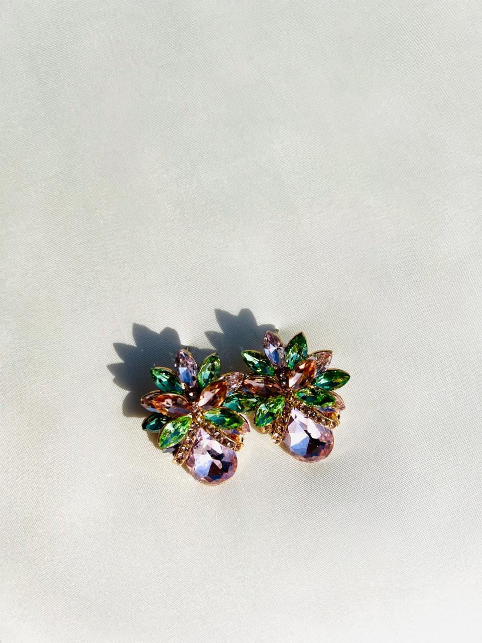 Bloom Luxe Crystal Earrings