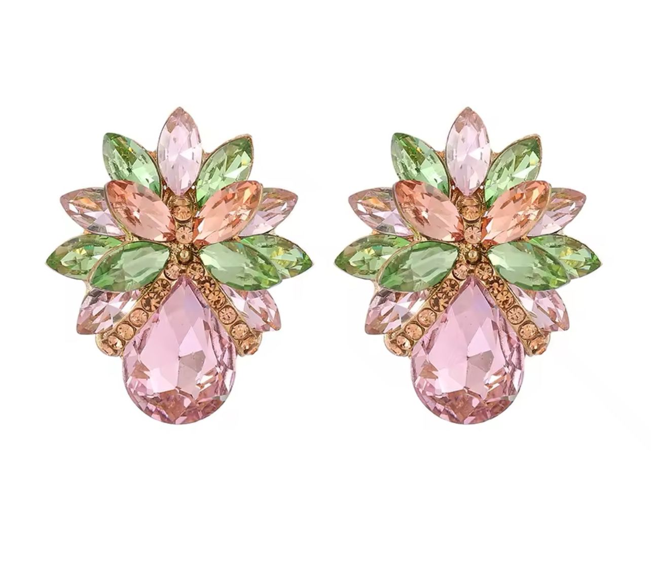 Bloom Luxe Crystal Earrings