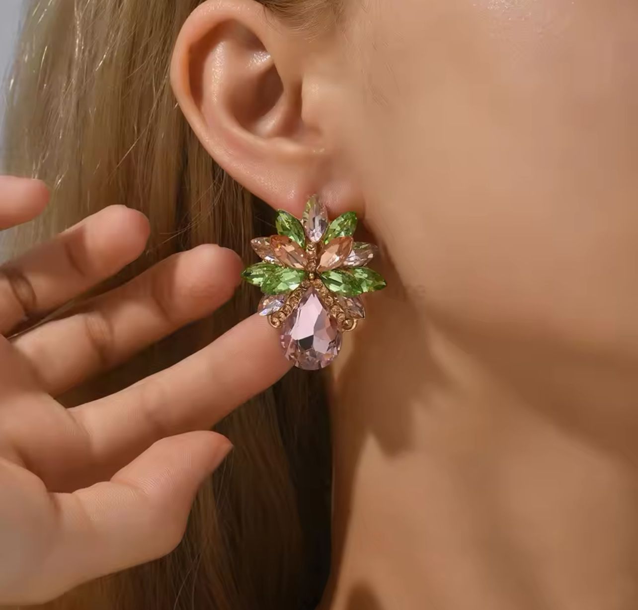 Bloom Luxe Crystal Earrings