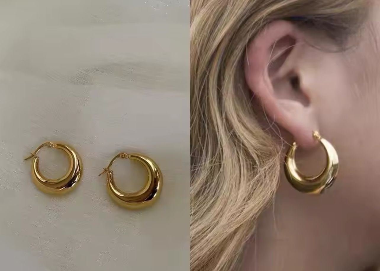 Classic Gold Hoop-Small