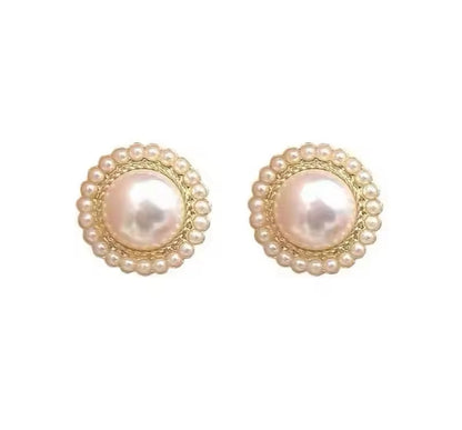 Elysian Pearl Cluster Studs
