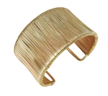 Luxe Gold Wave Cuff