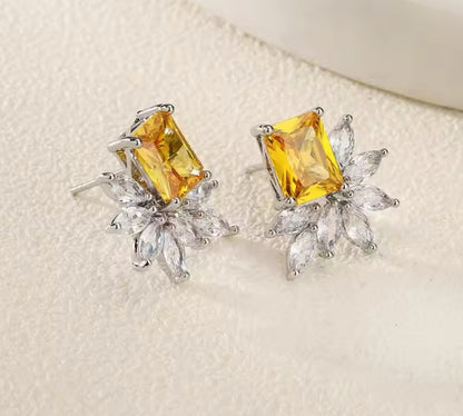Radiant Sunburst Stud Earrings